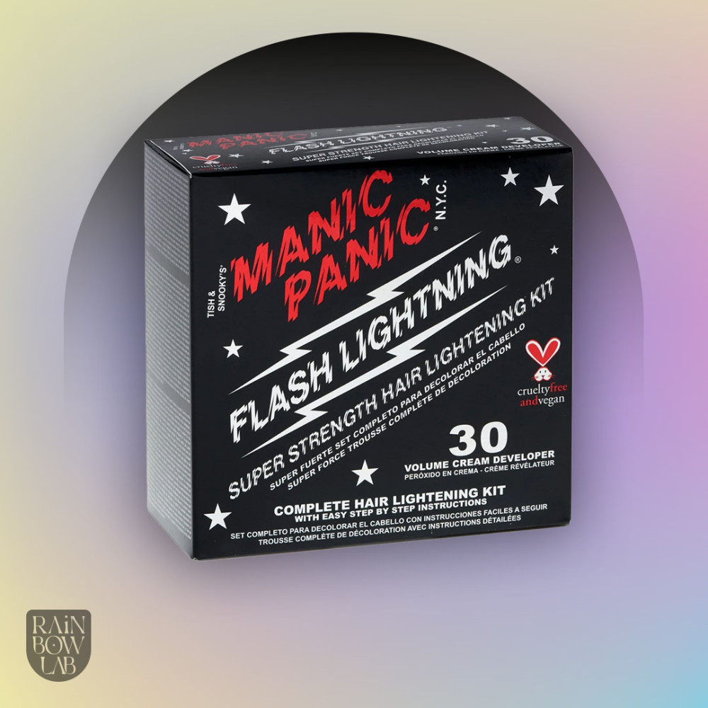 Flash Lightening 30 Volume Bleach Kit by Manic Panic, Lightener