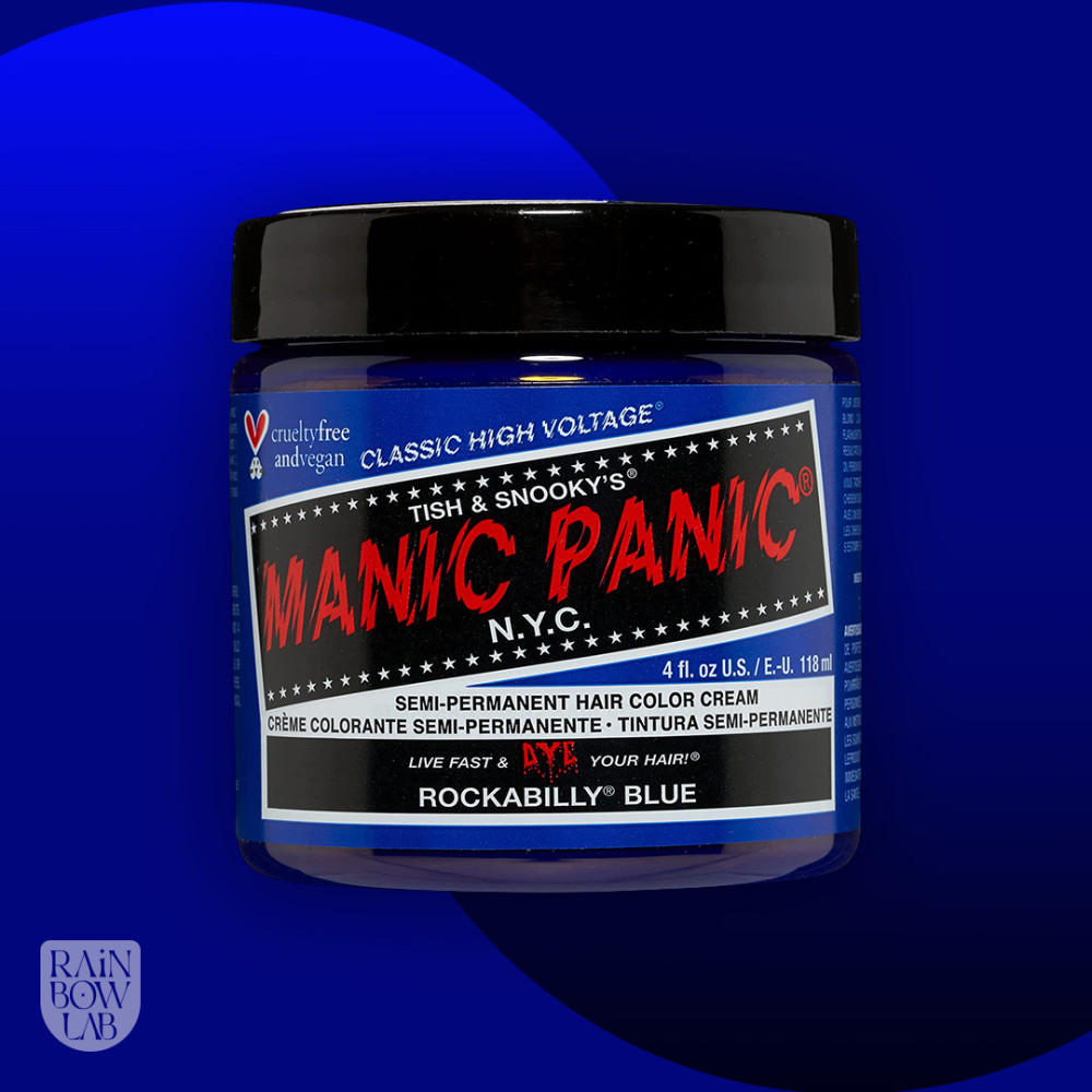Serene Manic Panic Rockabilly Blue View in 4K Serene Manic Panic Rockabilly Blue View in 4K